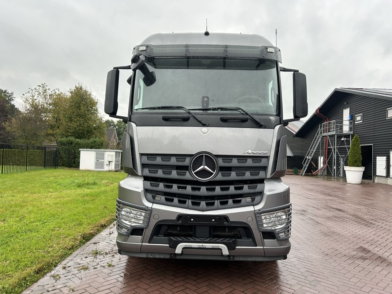 LKW del tipo Sonstige Mercedes-Benz Arocs 1845 GT oplegger met Hiab kraan, Gebrauchtmaschine en Putten (Imagen 10)