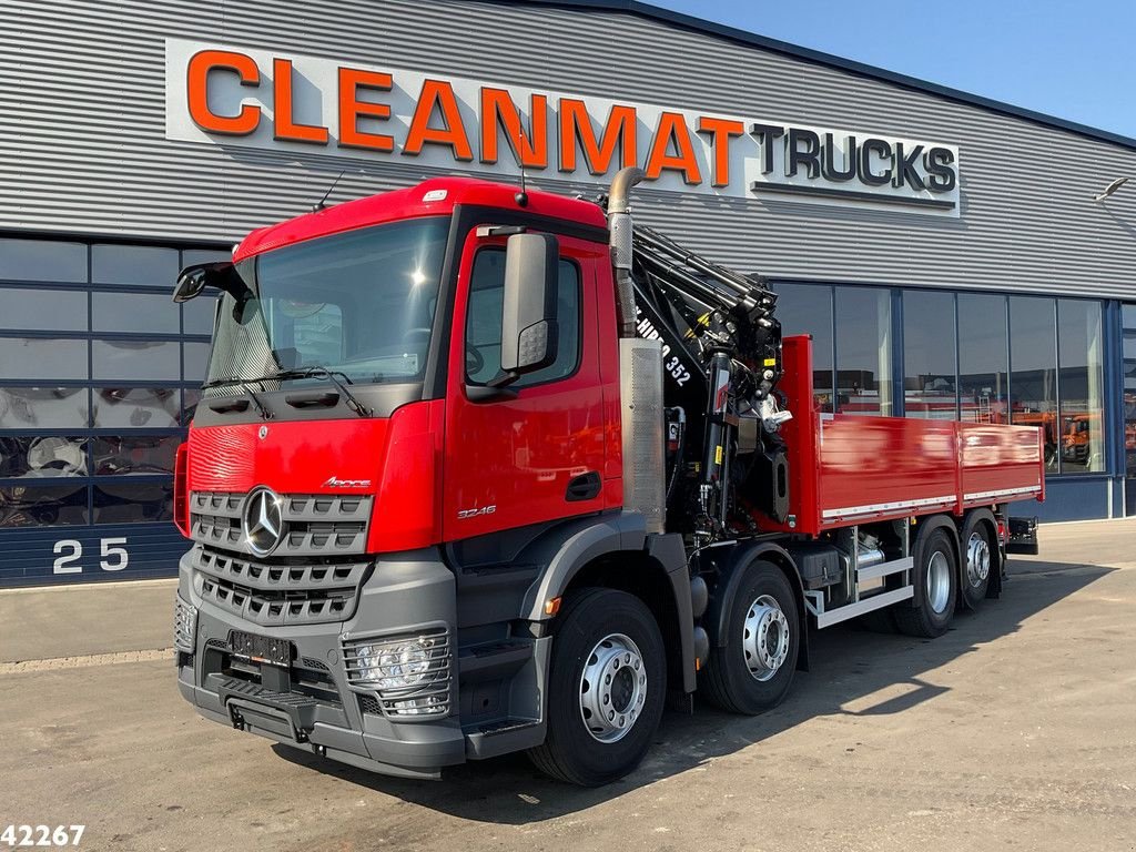 LKW Türe ait Sonstige Mercedes Benz Arocs 3246 8x2 Hiab 35 ton/meter laadkraan + Fly-JIb NEW AND UNU, Neumaschine içinde ANDELST (resim 7)