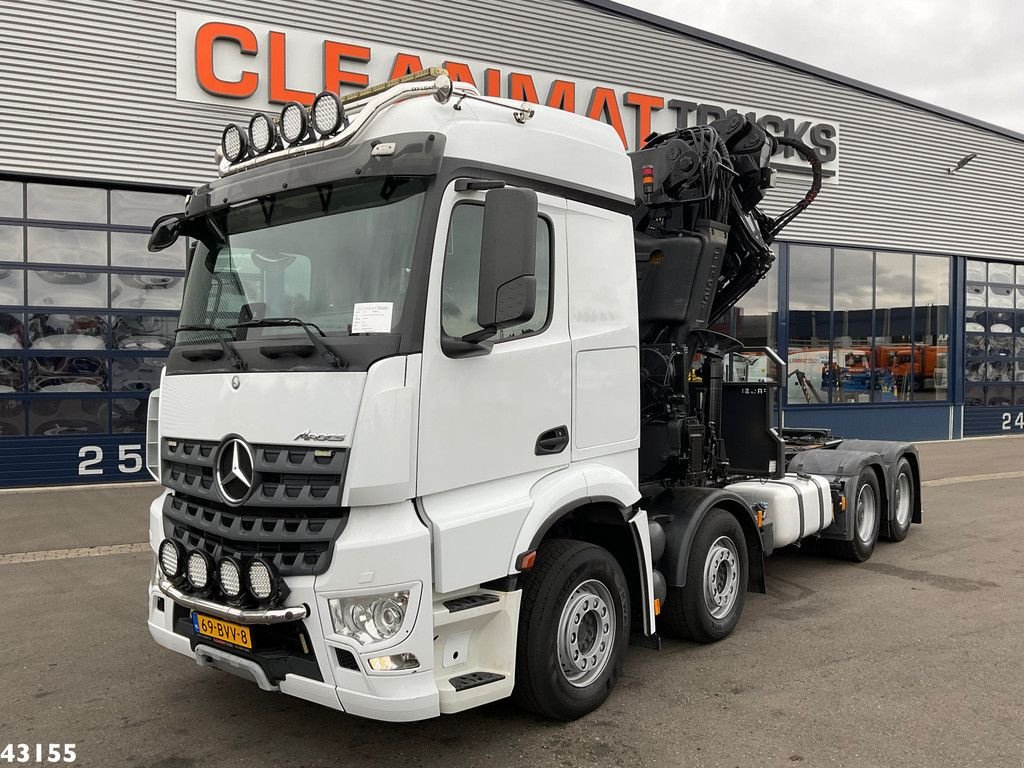 LKW van het type Sonstige Mercedes Benz Arocs 3251 8x4 Euro 6 Fassi 80 Tonmeter laadkraan + Fly-Jib, Gebrauchtmaschine in ANDELST (Foto 2)