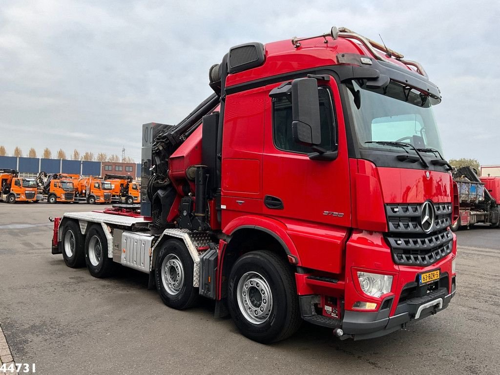 LKW a típus Sonstige Mercedes Benz Arocs 3257 V8 8x4 Euro 6 HMF 60 Tonmeter laadkraan + Fly-JIb, Gebrauchtmaschine ekkor: ANDELST (Kép 4)