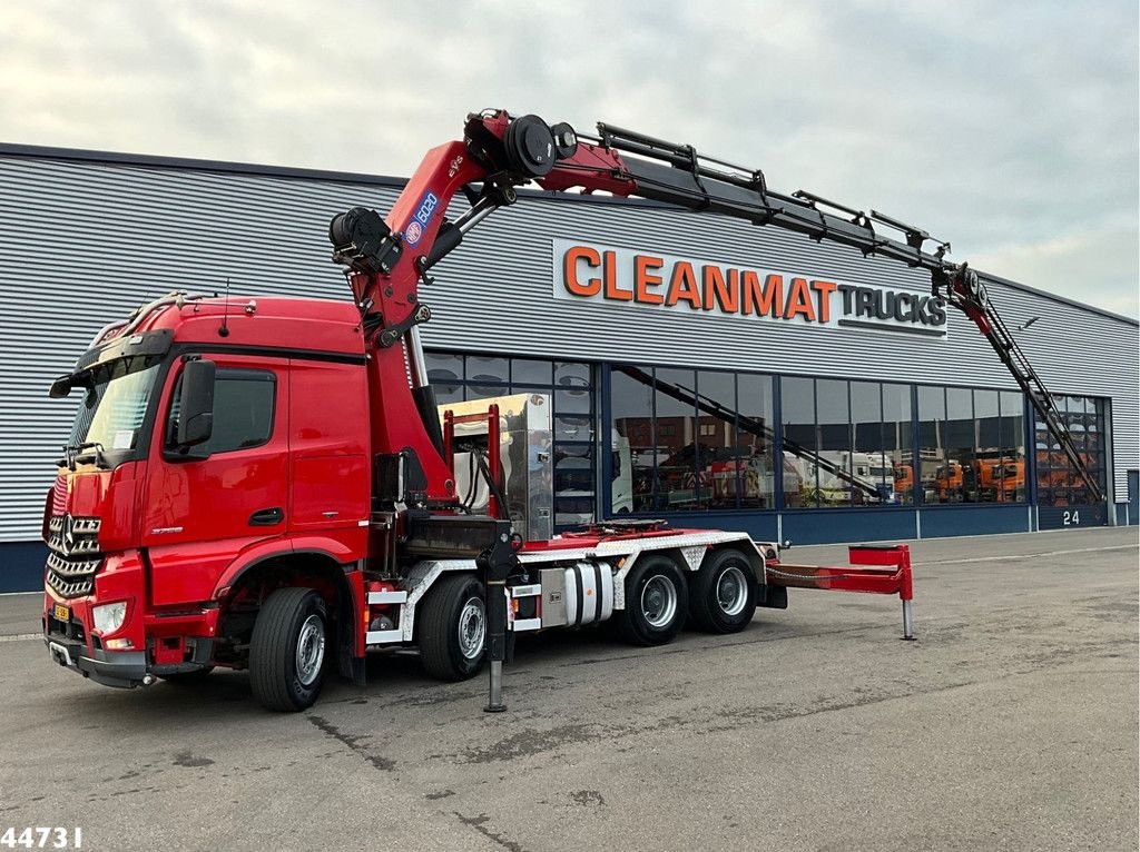 LKW a típus Sonstige Mercedes Benz Arocs 3257 V8 8x4 Euro 6 HMF 60 Tonmeter laadkraan + Fly-JIb, Gebrauchtmaschine ekkor: ANDELST (Kép 1)