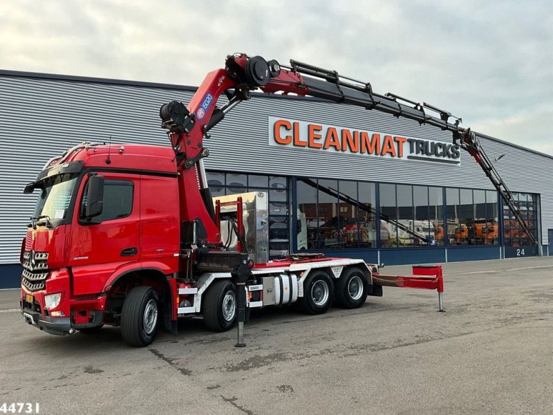 LKW du type Sonstige Mercedes Benz Arocs 3257 V8 8x4 Euro 6 HMF 60 Tonmeter laadkraan + Fly-JIb, Gebrauchtmaschine en ANDELST (Photo 1)