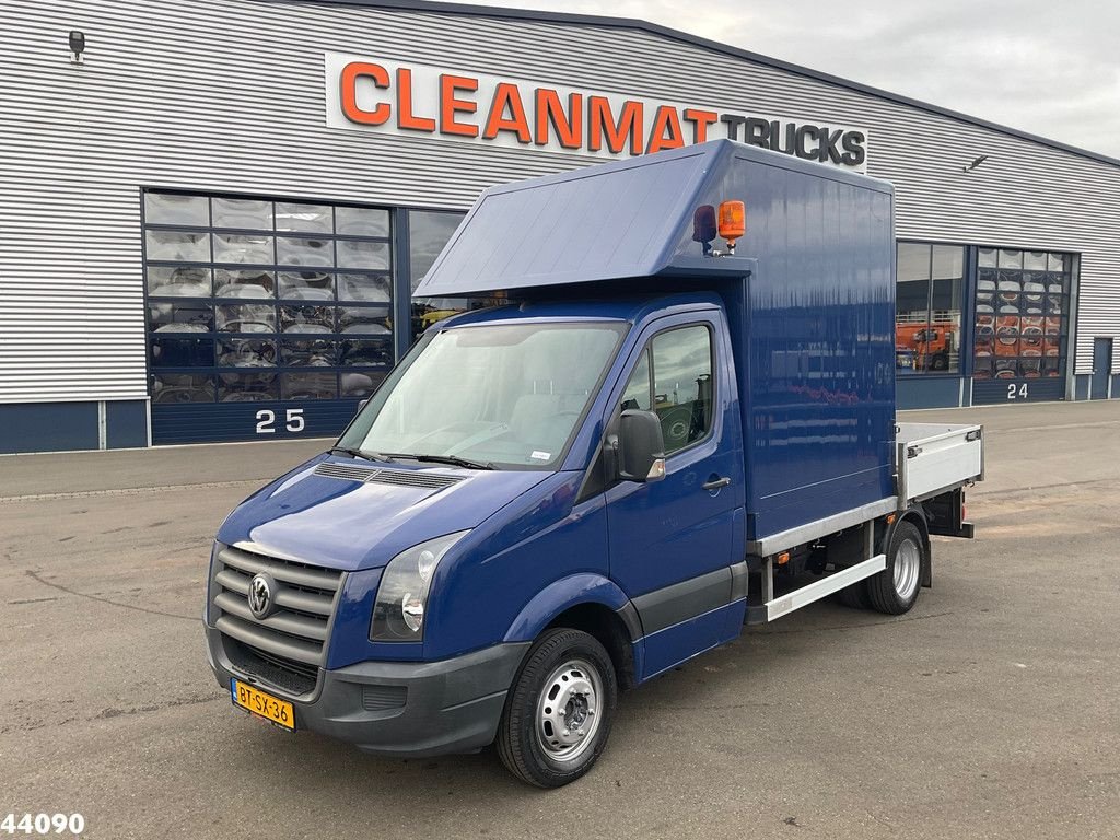 LKW du type Volkswagen Crafter Servicewagen Hiab 1,3 Tonmeter laadkraan Just 123.645 Km, Gebrauchtmaschine en ANDELST (Photo 2)