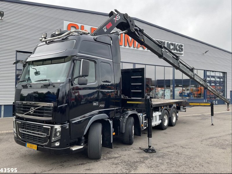 LKW tipa Volvo FH 16.700 8x4 Hiab 60 Tonmeter laadkraan, Gebrauchtmaschine u ANDELST