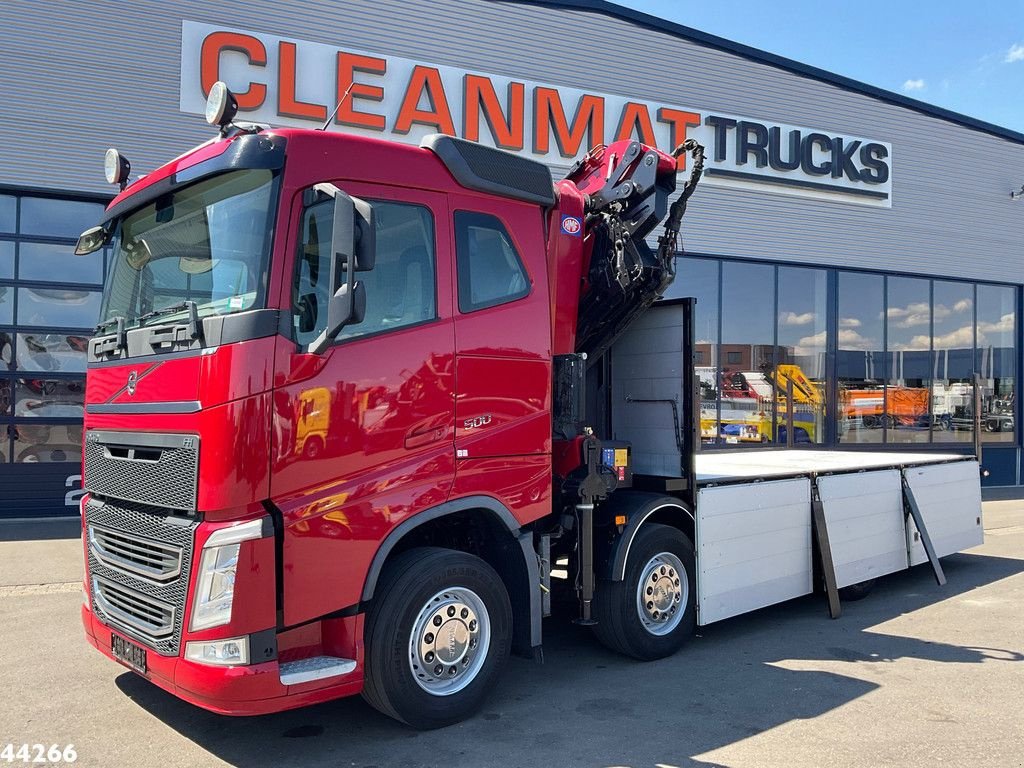 LKW a típus Volvo FH 500 8x2 Euro 6 HMF 32 Tonmeter laadkraan + Fly-Jib, Gebrauchtmaschine ekkor: ANDELST (Kép 3)