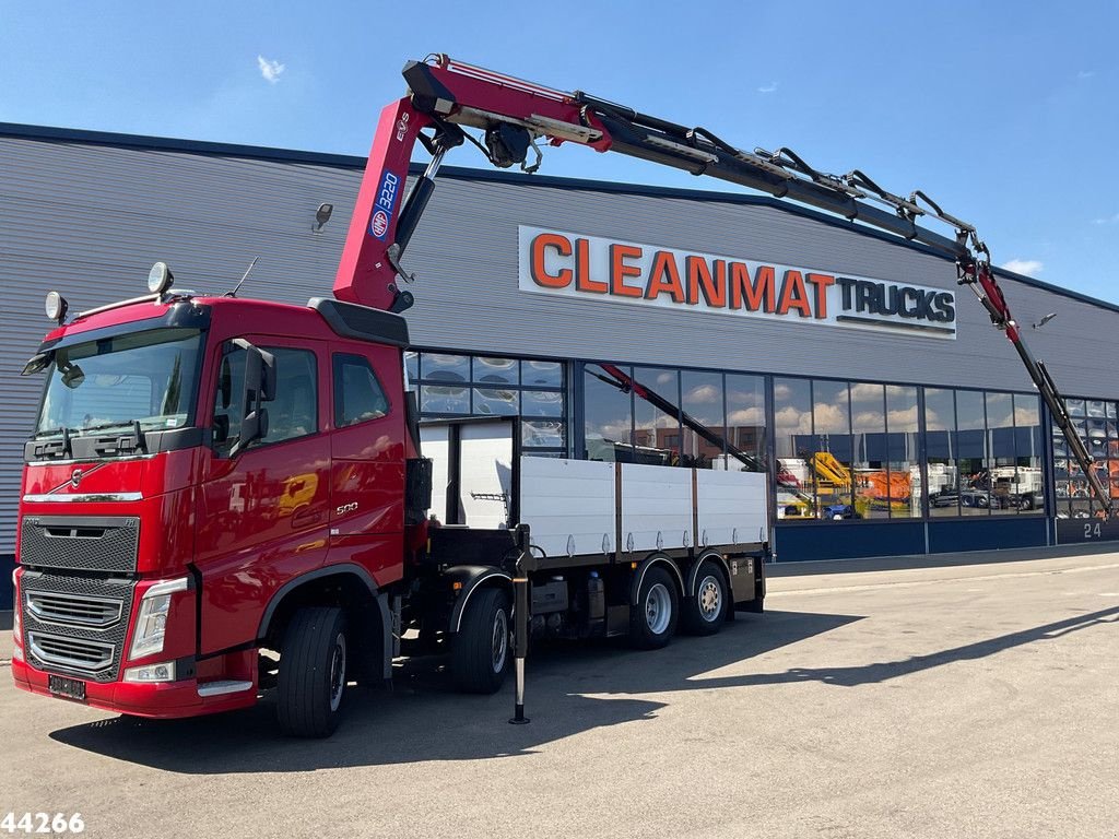 LKW Türe ait Volvo FH 500 8x2 Euro 6 HMF 32 Tonmeter laadkraan + Fly-Jib, Gebrauchtmaschine içinde ANDELST (resim 1)