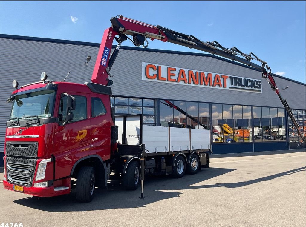 LKW типа Volvo FH 500 8x2 Euro 6 HMF 32 Tonmeter laadkraan + Fly-Jib, Gebrauchtmaschine в ANDELST (Фотография 1)