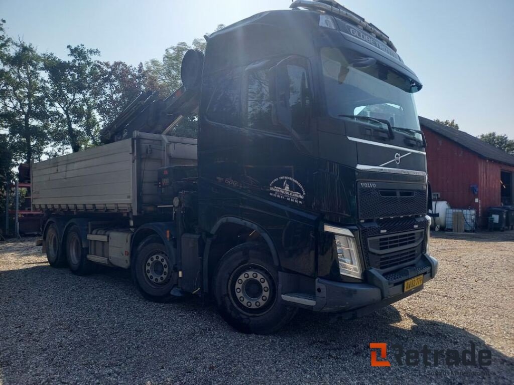 LKW типа Volvo FH 500 8x4 Globetrotter med Hiab Hipro 302E-6 kran og NOPA 3 akslet kærre, Gebrauchtmaschine в Rødovre (Фотография 4)