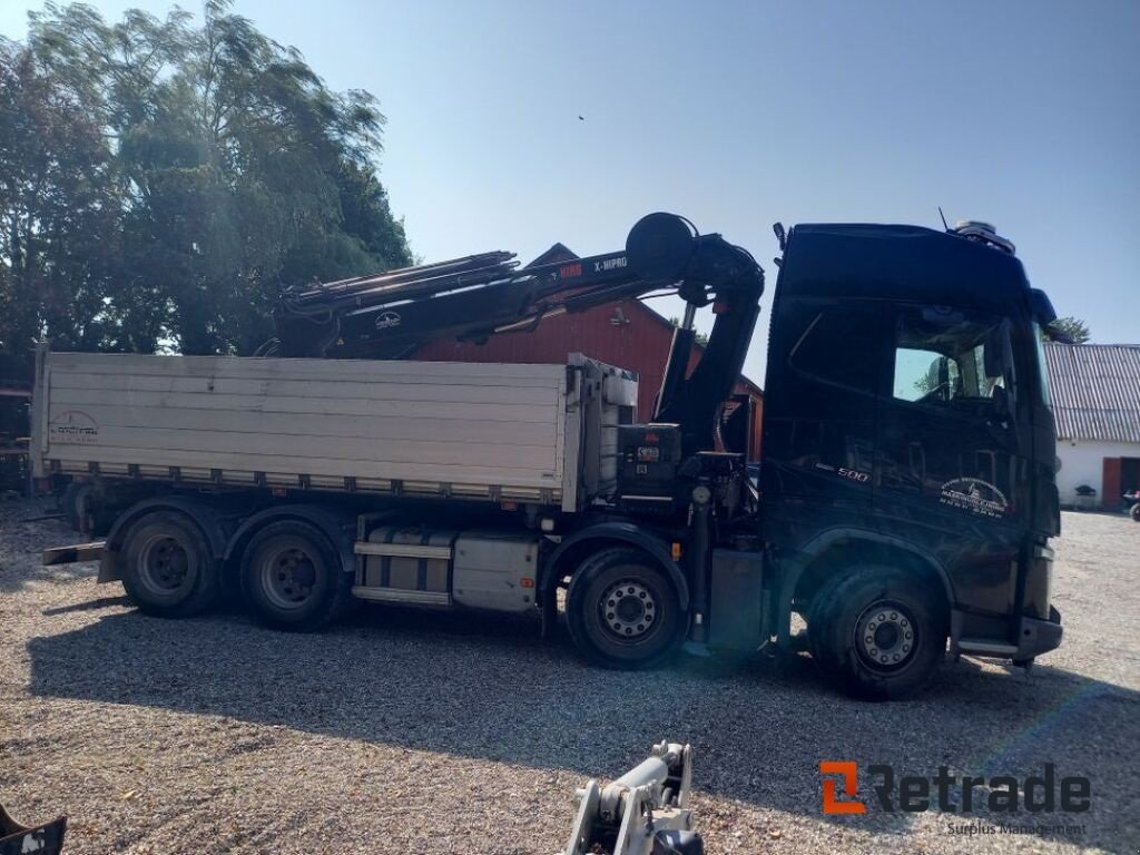 LKW typu Volvo FH 500 8x4 Globetrotter med Hiab Hipro 302E-6 kran og NOPA 3 akslet kærre, Gebrauchtmaschine v Rødovre (Obrázok 5)