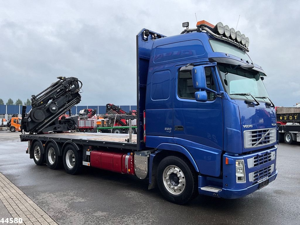 LKW du type Volvo FH 520 8x4 Euro 5 Hiab 24 Tonmeter laadkraan + Fly-jib, Gebrauchtmaschine en ANDELST (Photo 4)