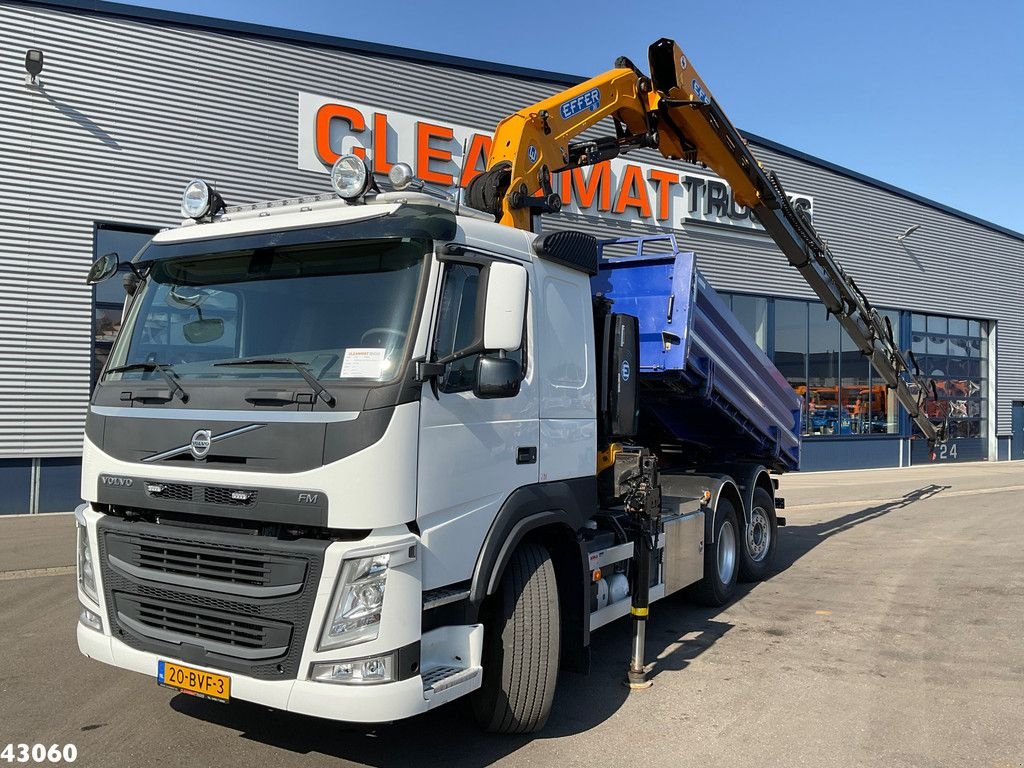 LKW du type Volvo FM 460 Effer 26 Tonmeter laadkraan Kipper Just 94.130 km!, Gebrauchtmaschine en ANDELST (Photo 1)