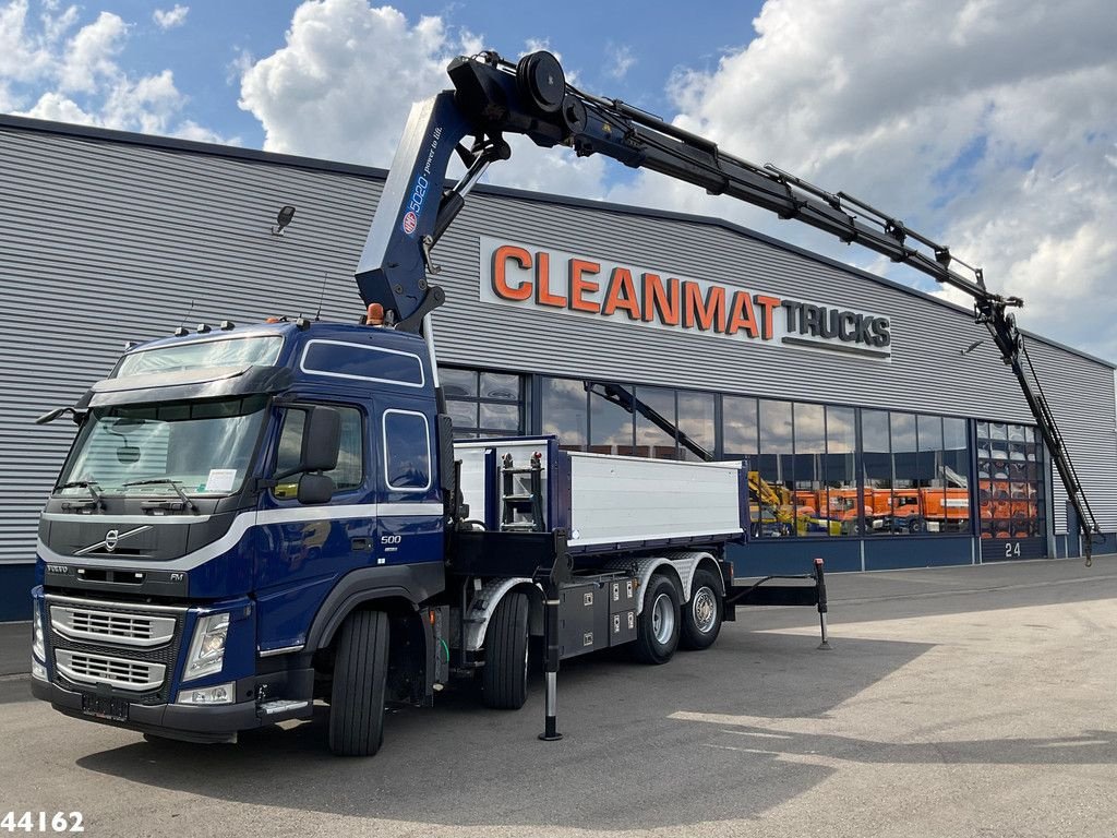 LKW Türe ait Volvo FM 500 Euro 6 HMF 50 Tonmeter laadkraan + Fly-Jib, Gebrauchtmaschine içinde ANDELST (resim 1)