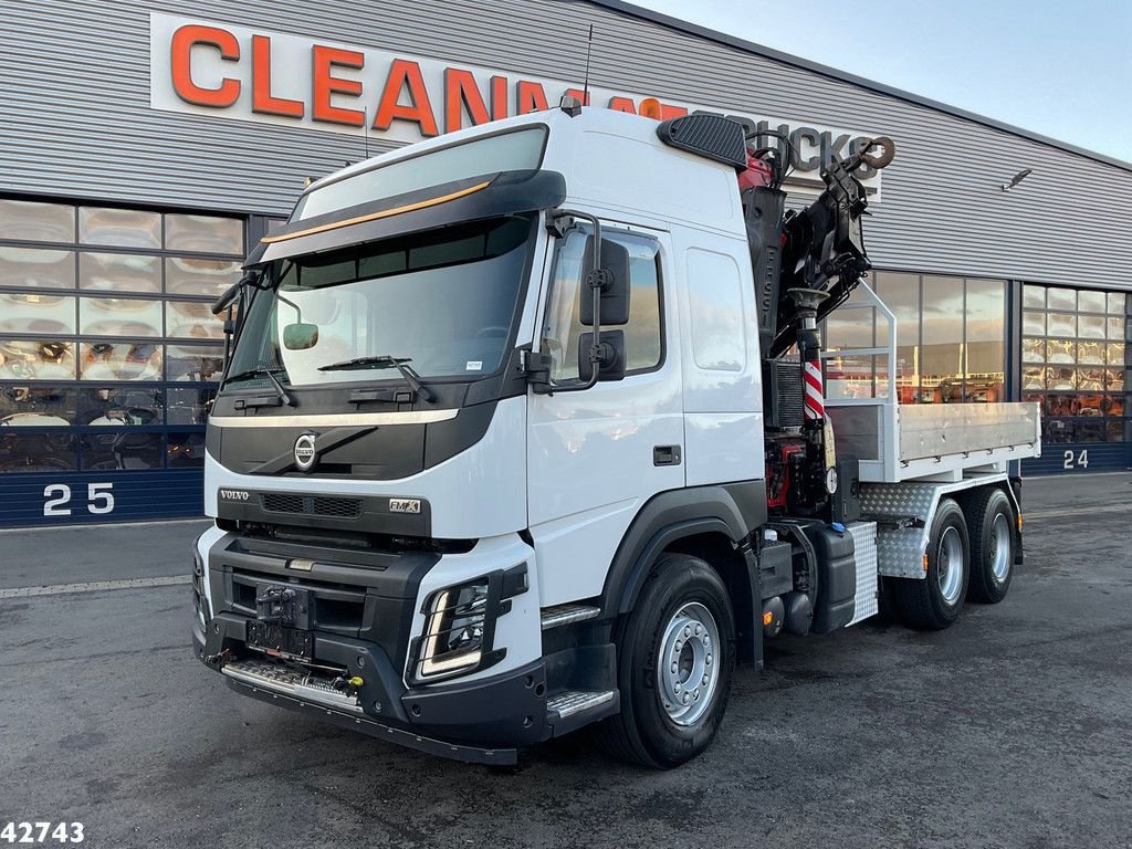 LKW Türe ait Volvo FMX 500 6x4 Euro 6 Fassi 45 Tonmeter laadkraan, Gebrauchtmaschine içinde ANDELST (resim 3)