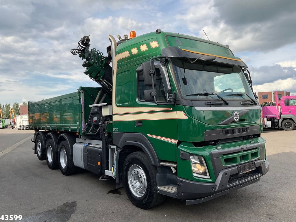 LKW tipa Volvo FMX 500 8x4 Euro 6 Hiab 24 Tonmeter laadkraan, Gebrauchtmaschine u ANDELST (Slika 9)