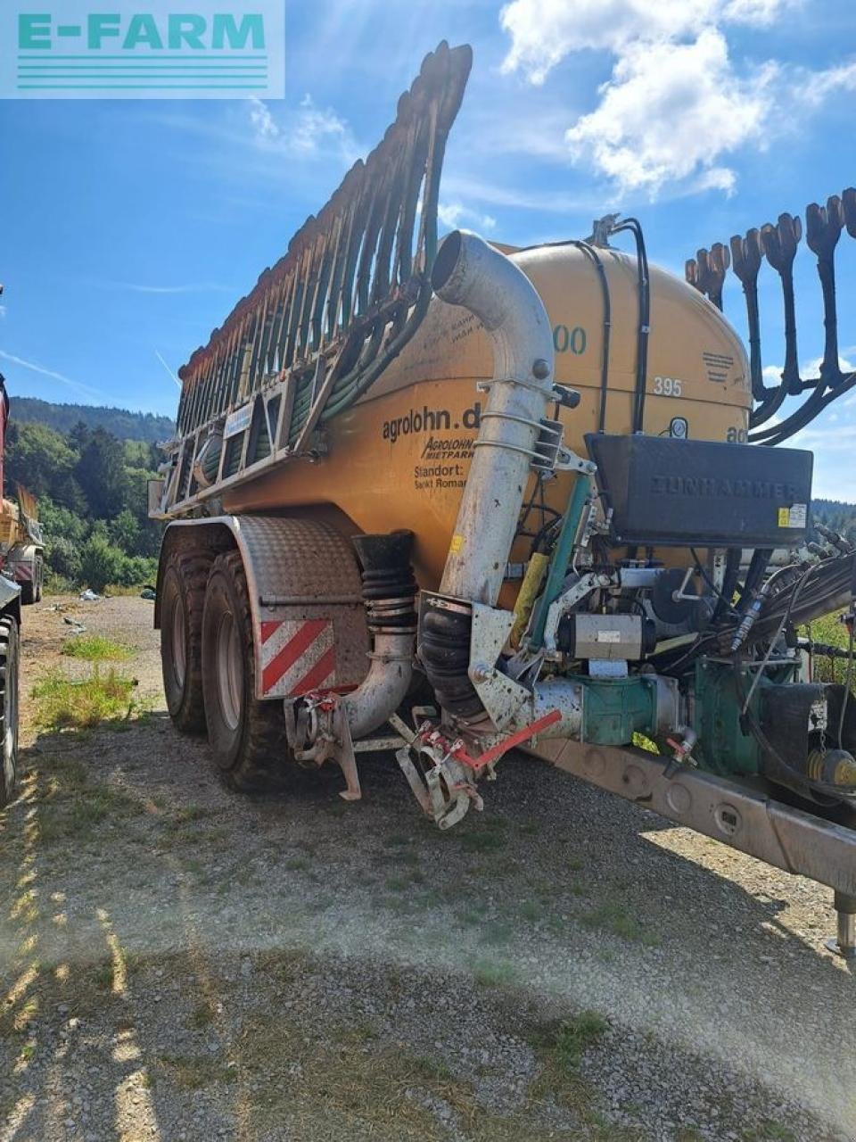 LKW del tipo Zunhammer mke 14 pu mit 15 m glidefix mit doppeldüse, Gebrauchtmaschine en NEUKIRCHEN V. WALD (Imagen 2)