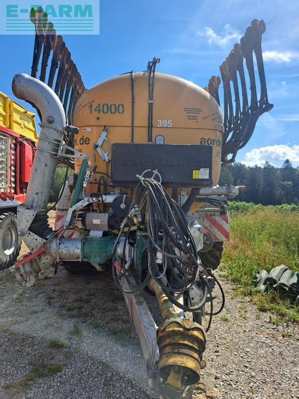 LKW del tipo Zunhammer mke 14 pu mit 15 m glidefix mit doppeldüse, Gebrauchtmaschine en NEUKIRCHEN V. WALD (Imagen 3)