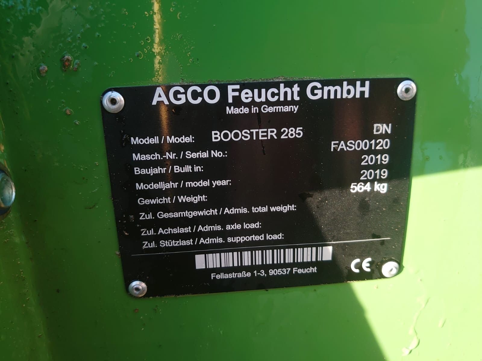 Mähaufbereiter & Zetter za tip Fendt Booster 285, Gebrauchtmaschine u Reith bei Kitzbühel (Slika 6)