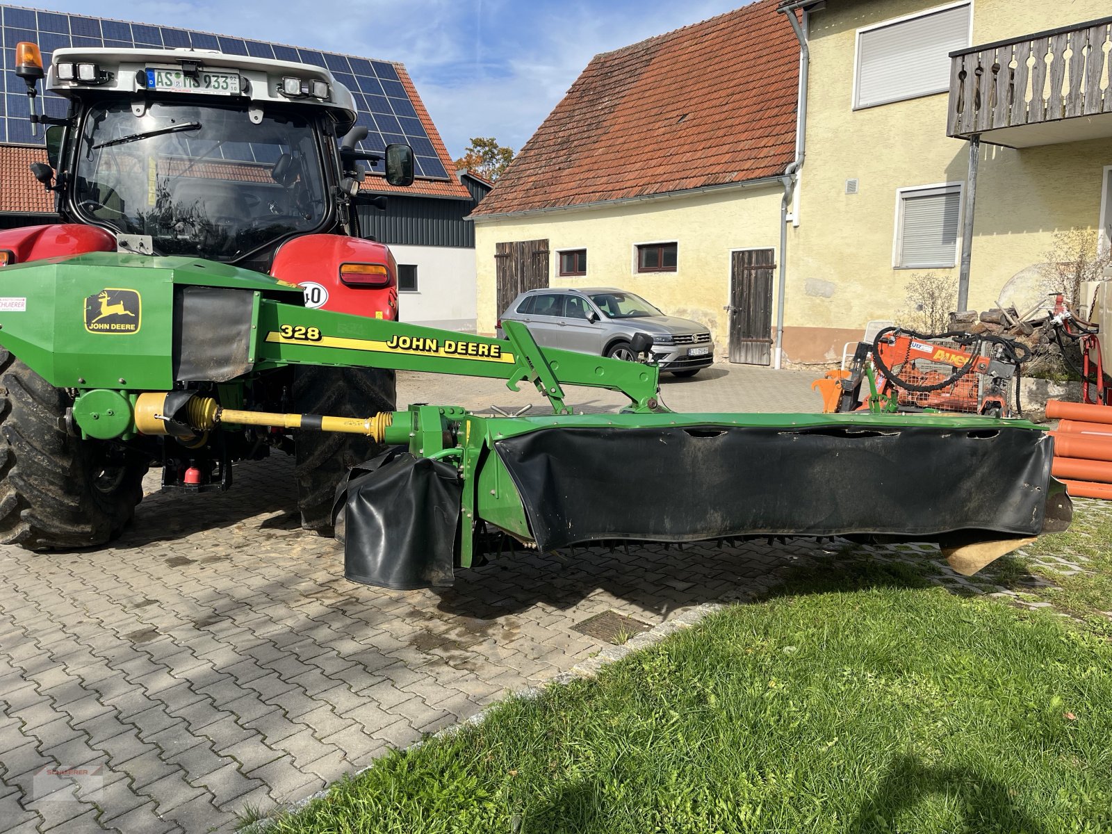 Mähaufbereiter & Zetter des Typs John Deere 328, Gebrauchtmaschine in Schwandorf (Bild 1)