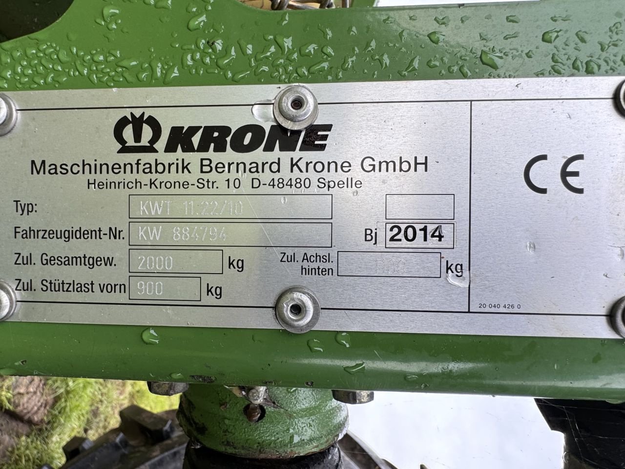 Mähaufbereiter & Zetter del tipo Krone KWT 11.22/10, Gebrauchtmaschine en Leusden (Imagen 11)