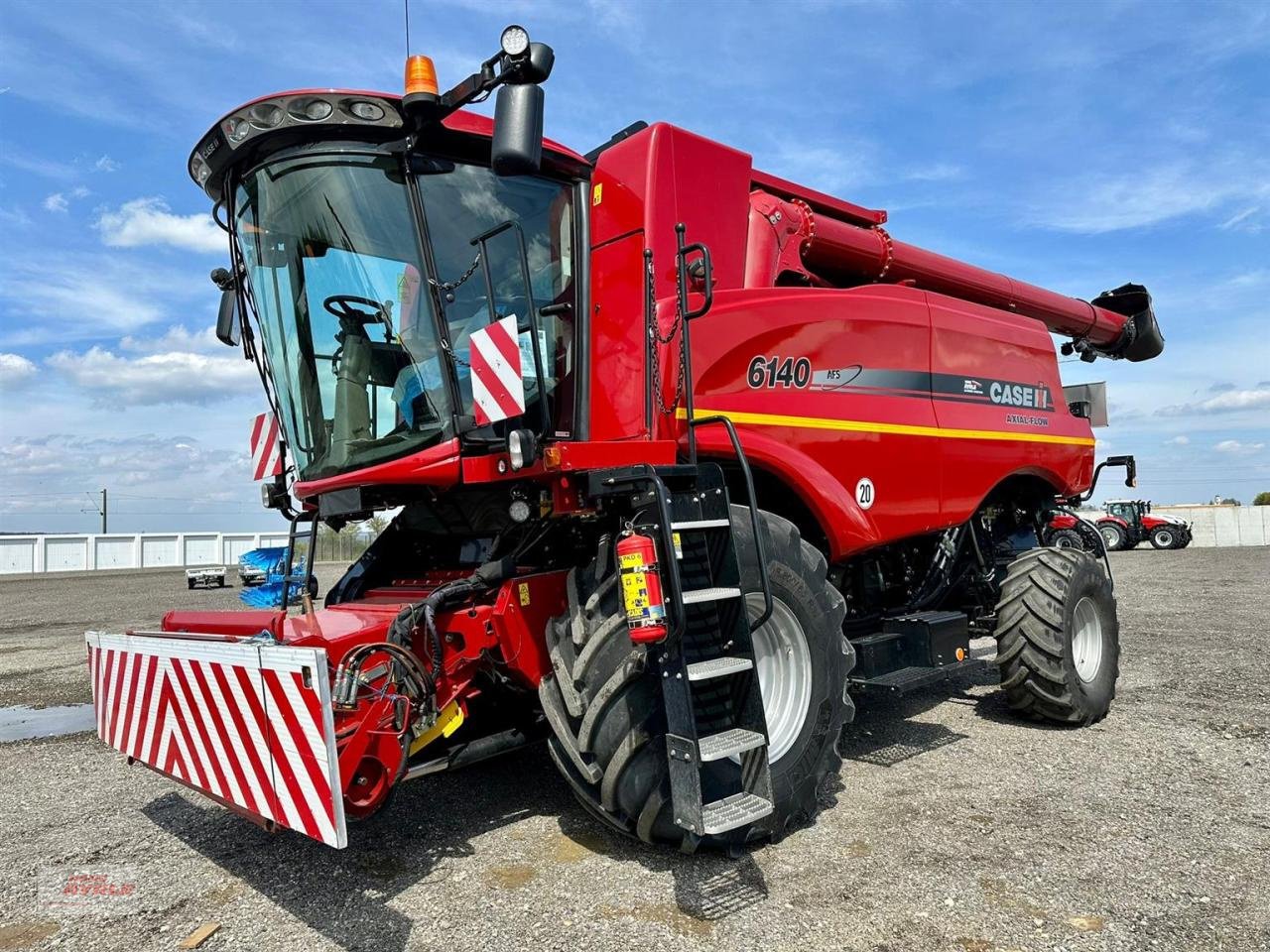 Mähdrescher Türe ait Case IH Axial 6140 mit Ertrag/Feuchte KEIN MAIS, Gebrauchtmaschine içinde Steinheim (resim 2)