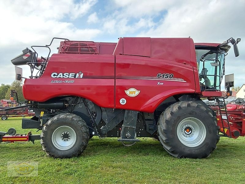 Mähdrescher Türe ait Case IH Axial-Flow 6150 inkl. 6,70 m Schneidwerk und Wagen, Vorführmaschine içinde Mühlhausen-Görmar (resim 5)