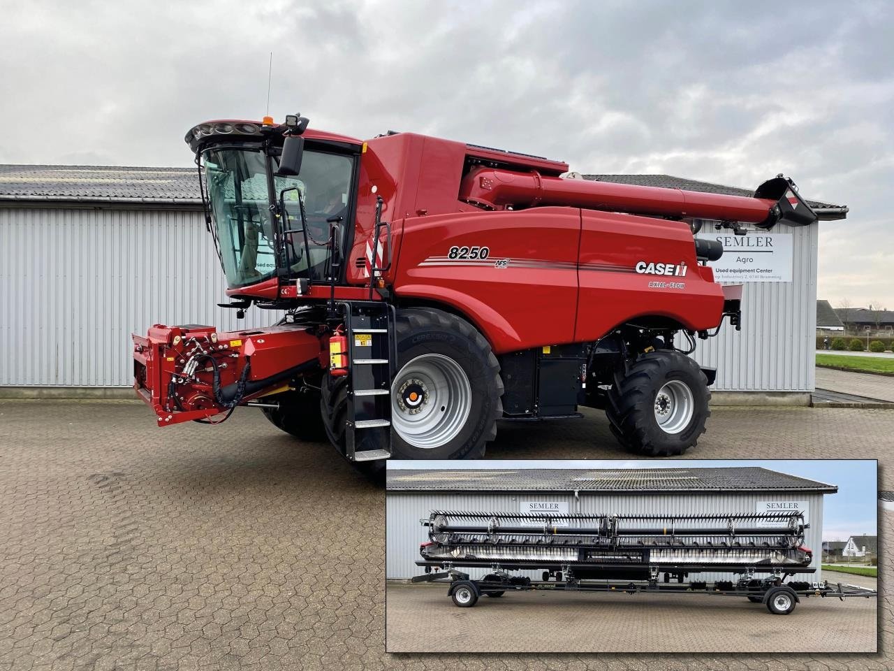 Mähdrescher typu Case IH Case 8250 + 35 fod MACDON, Gebrauchtmaschine w Bramming (Zdjęcie 1)