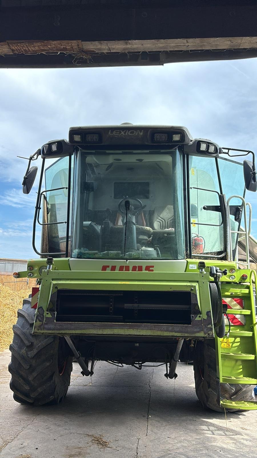 Mähdrescher van het type CLAAS 540, Gebrauchtmaschine in Schwetzingen (Foto 8)