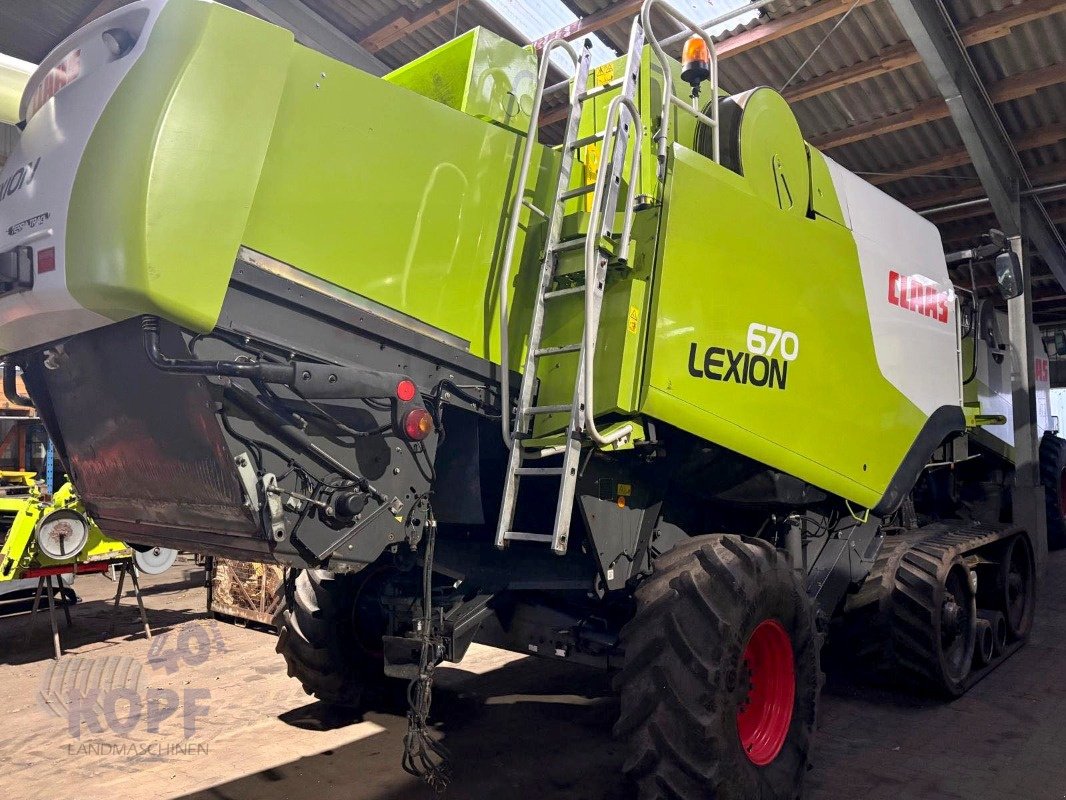 Mähdrescher van het type CLAAS Claas Lexion 670 TT Allrad, Gebrauchtmaschine in Schutterzell (Foto 7)