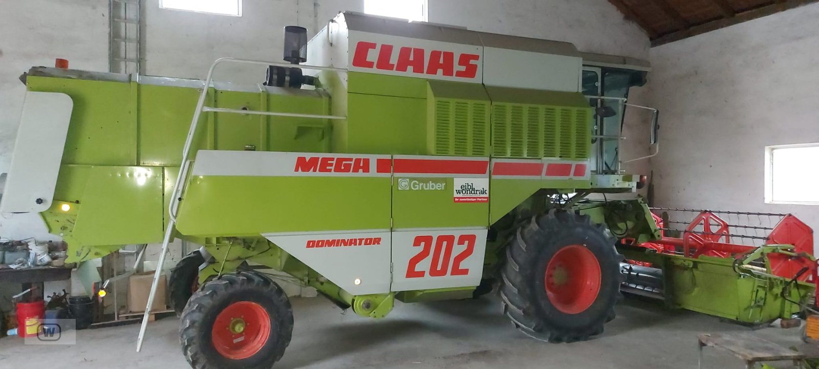 Mähdrescher des Typs CLAAS Dominator 202 Mega, Gebrauchtmaschine in Zell an der Pram (Bild 1)