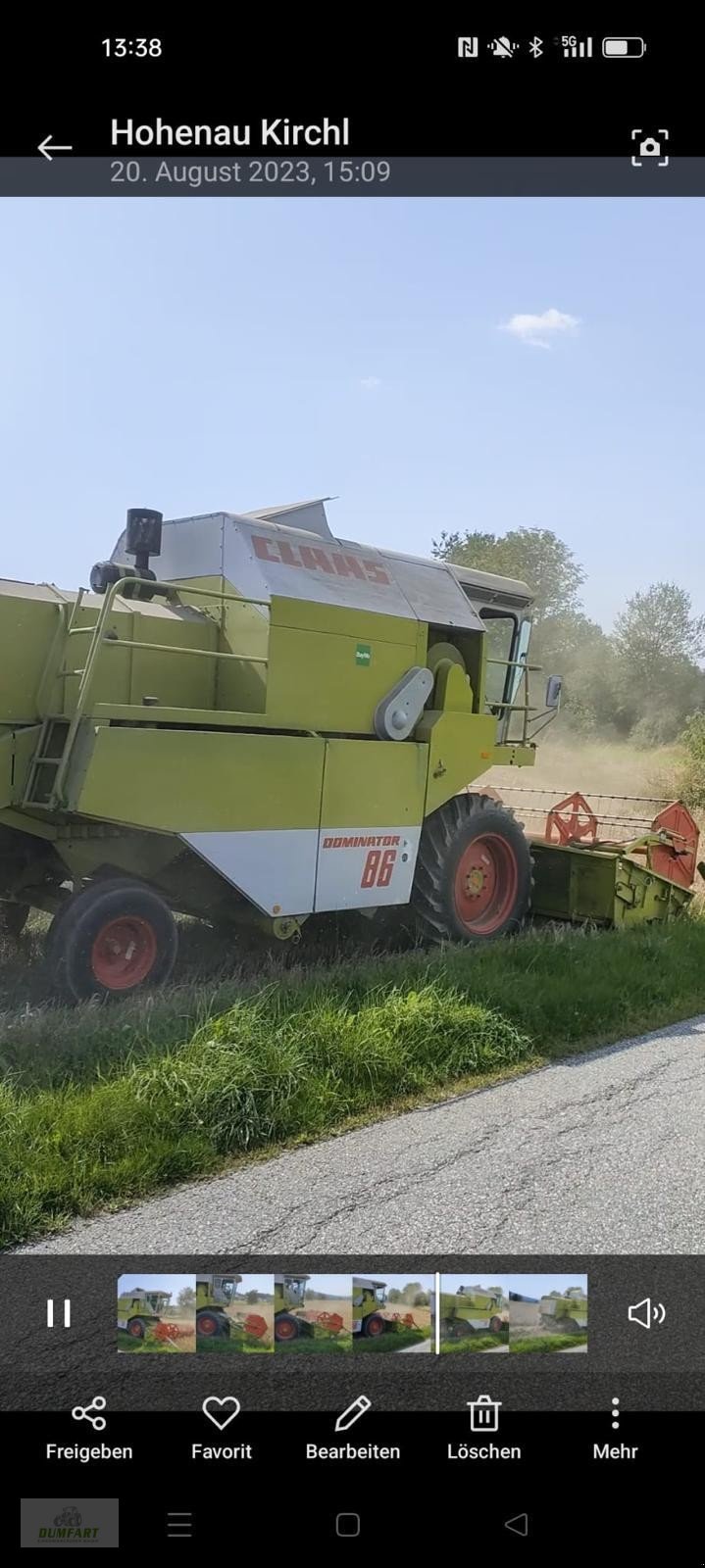 Mähdrescher del tipo CLAAS Dominator 86, Gebrauchtmaschine In Bad Leonfelden (Immagine 1)