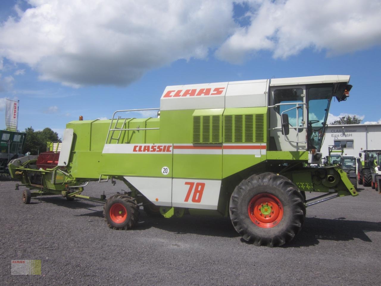 Mähdrescher typu CLAAS DOMINATOR DO 78 CLASSIC mit SW C 360 u. SW-Wagen, Gebrauchtmaschine w Westerstede (Zdjęcie 5)