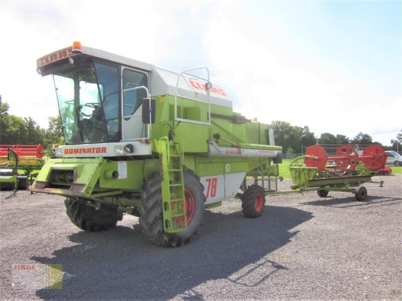 Mähdrescher des Typs CLAAS DOMINATOR DO 78 CLASSIC mit SW C 360 u. SW-Wagen, Gebrauchtmaschine in Westerstede (Bild 1)