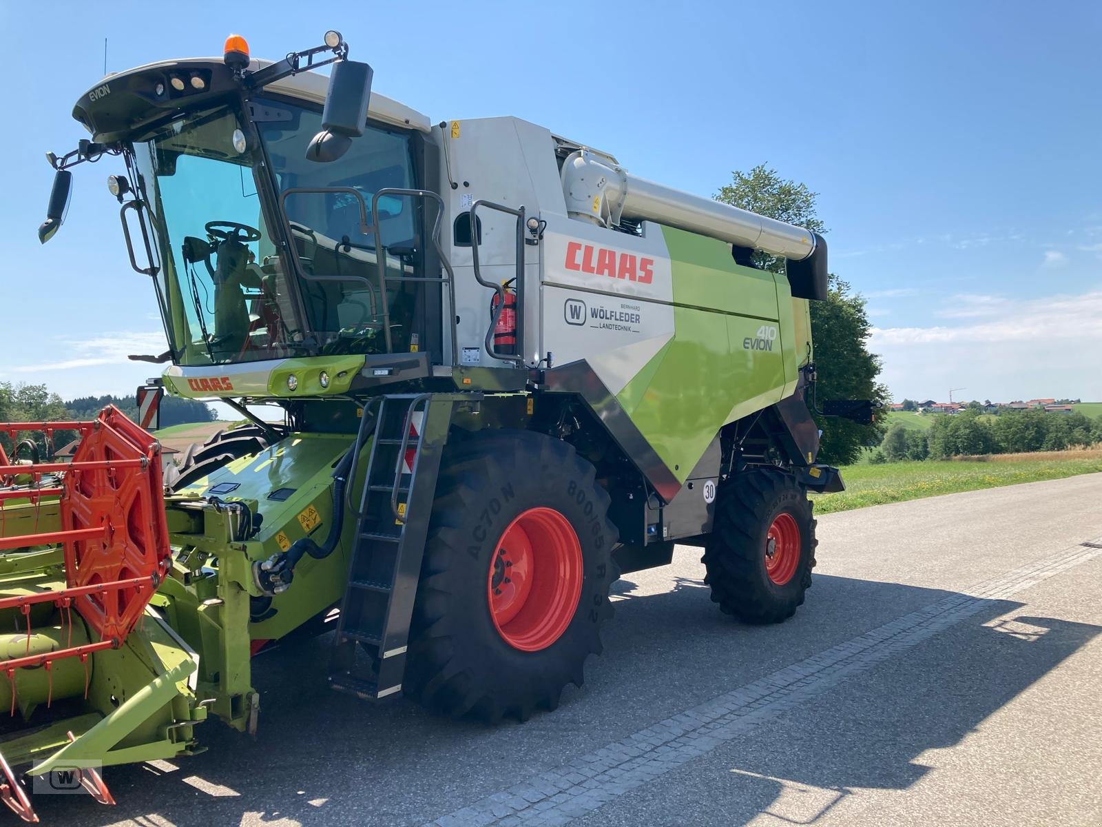 Mähdrescher Türe ait CLAAS Evion 410, Neumaschine içinde Zell an der Pram (resim 2)