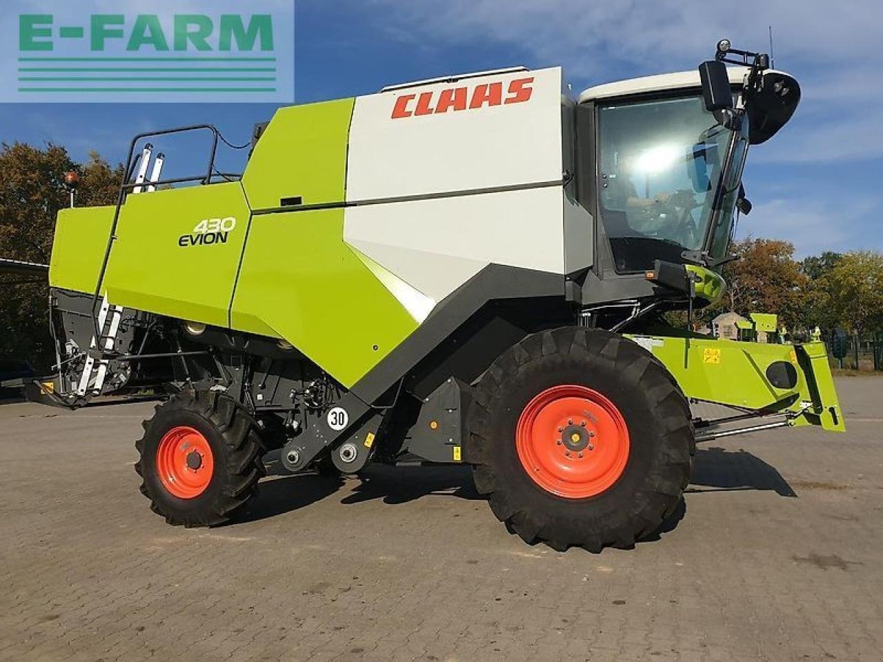 Mähdrescher typu CLAAS evion 430 classic + vario 620, Gebrauchtmaschine v NEUENDORF AM SPECK (Obrázek 1)