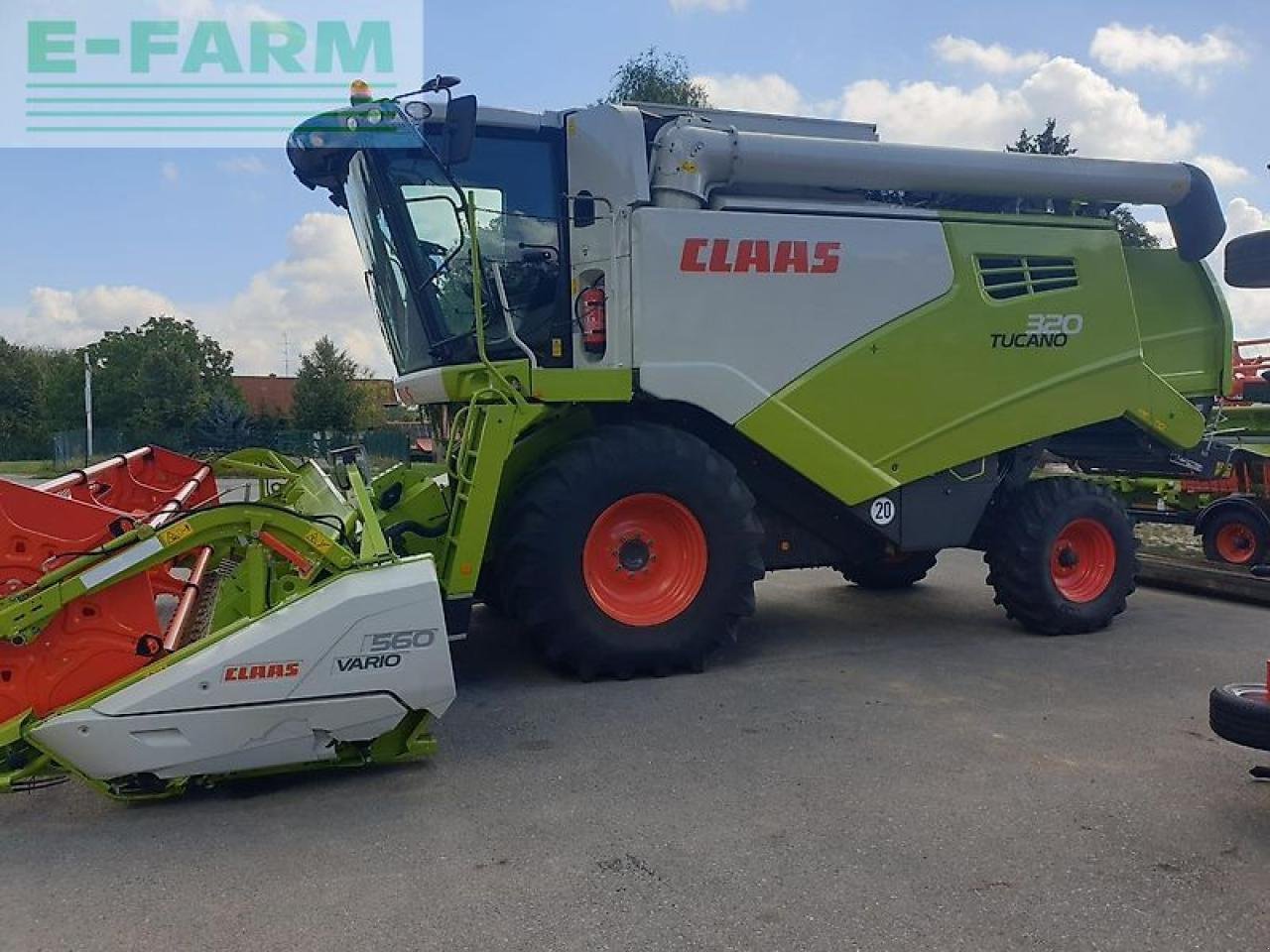 Mähdrescher typu CLAAS evion 430 classic + vario 620, Gebrauchtmaschine v NEUENDORF AM SPECK (Obrázek 2)