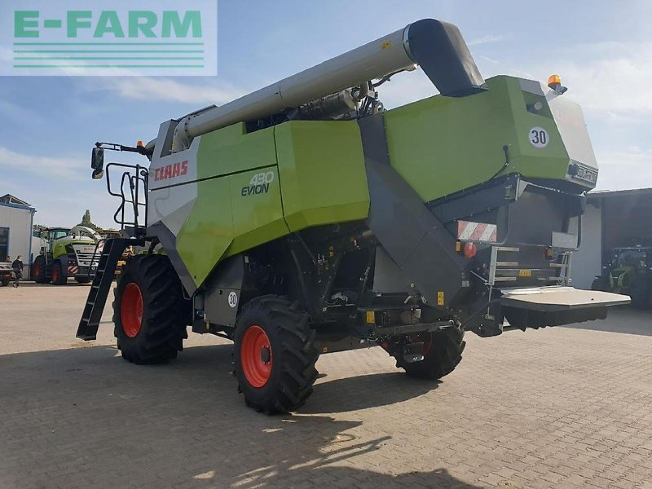 Mähdrescher del tipo CLAAS evion 430 classic + vario 620, Gebrauchtmaschine en NEUENDORF AM SPECK (Imagen 4)