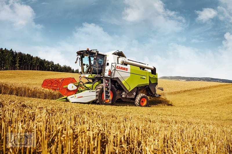 Mähdrescher des Typs CLAAS Evion 430 MAXI, Neumaschine in Zell an der Pram (Bild 1)