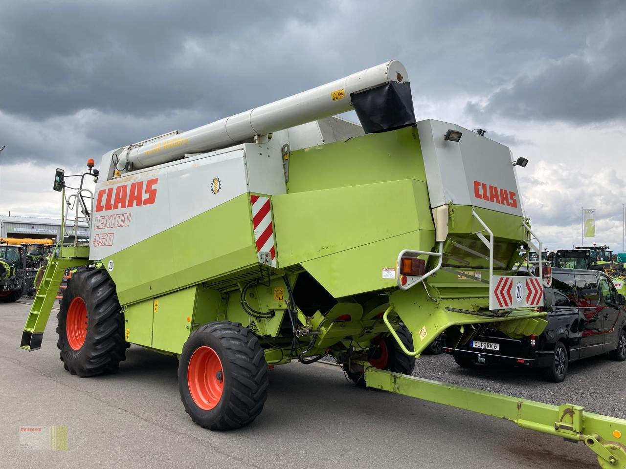 Mähdrescher of the type CLAAS LEXION 450 mit SW C 660 AC, Raps, SW-Wagen, Gebrauchtmaschine in Molbergen (Picture 3)