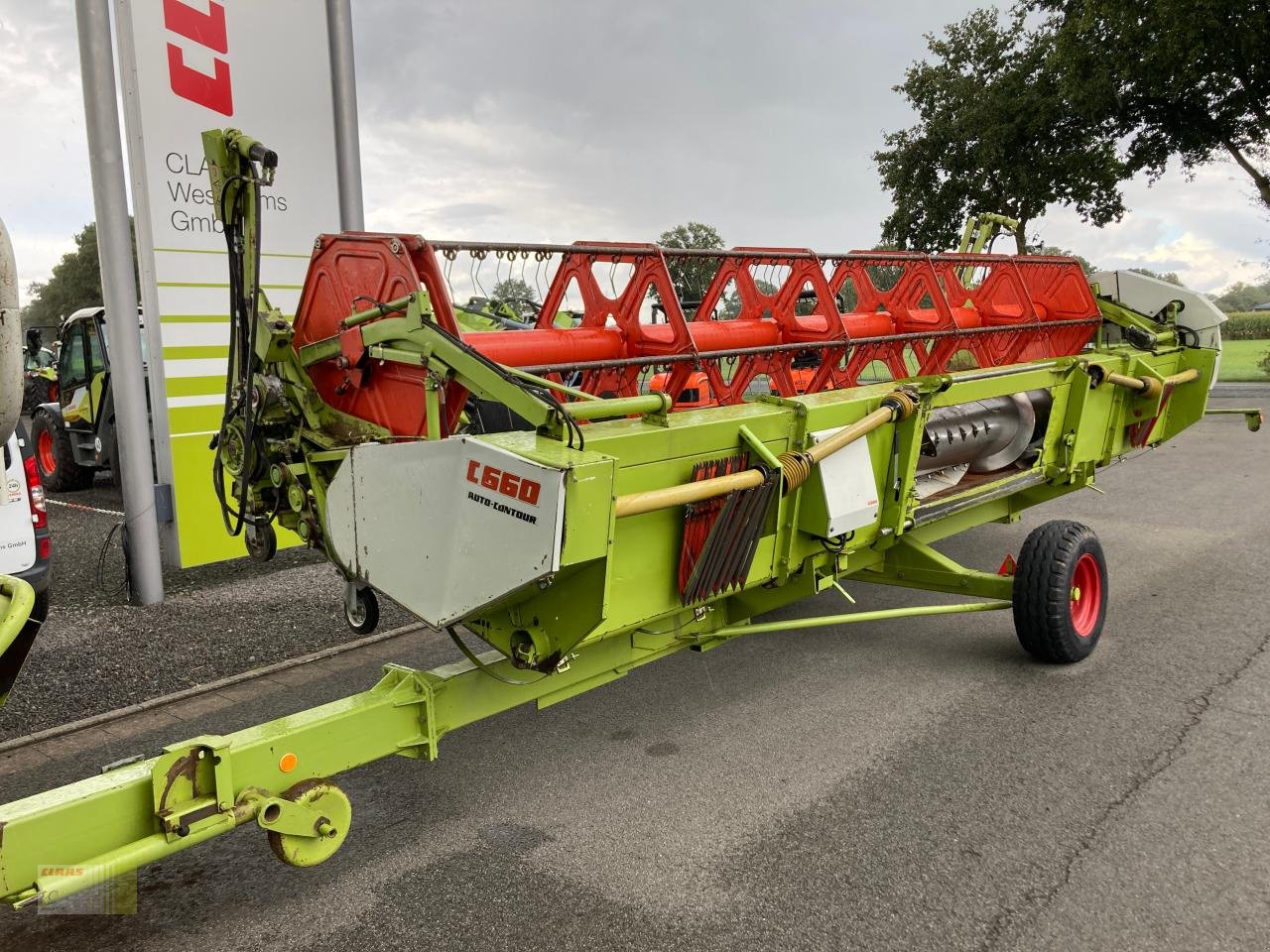 Mähdrescher Türe ait CLAAS LEXION 450 mit SW C 660 AC, Raps, SW-Wagen, Gebrauchtmaschine içinde Molbergen (resim 10)