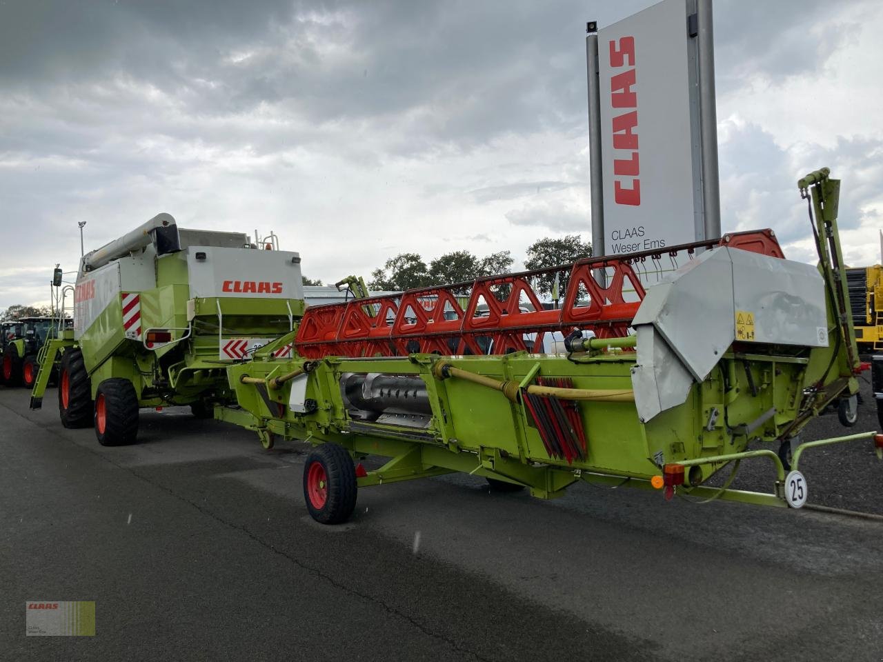 Mähdrescher Türe ait CLAAS LEXION 450 mit SW C 660 AC, Raps, SW-Wagen, Gebrauchtmaschine içinde Molbergen (resim 14)