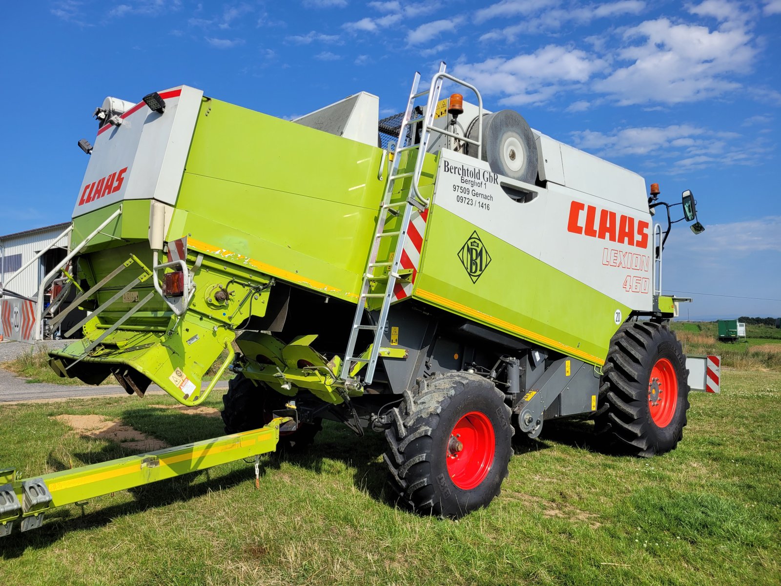 Mähdrescher Türe ait CLAAS Lexion 460, Gebrauchtmaschine içinde Kolitzheim (resim 11)