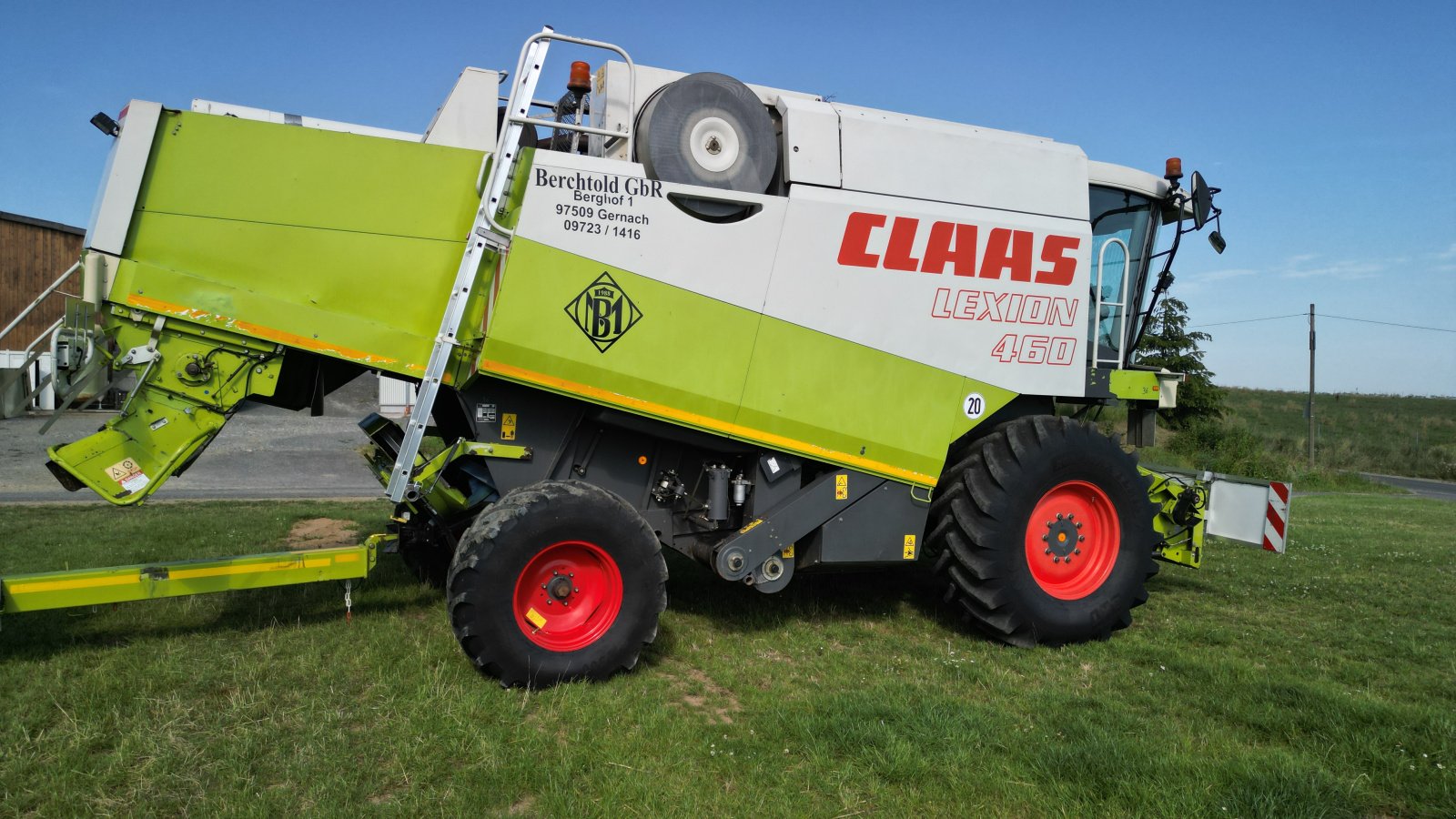 Mähdrescher des Typs CLAAS Lexion 460, Gebrauchtmaschine in Kolitzheim (Bild 14)