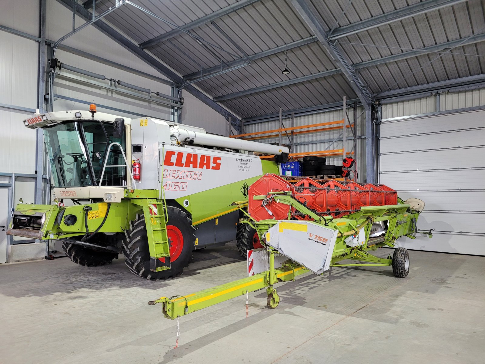 Mähdrescher van het type CLAAS Lexion 460, Gebrauchtmaschine in Kolitzheim (Foto 1)