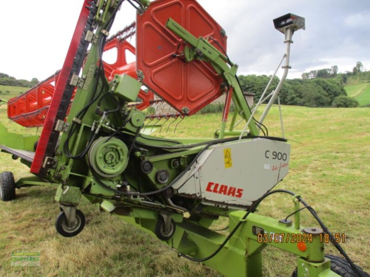 Mähdrescher Türe ait CLAAS Lexion 480, Gebrauchtmaschine içinde Büren (resim 17)