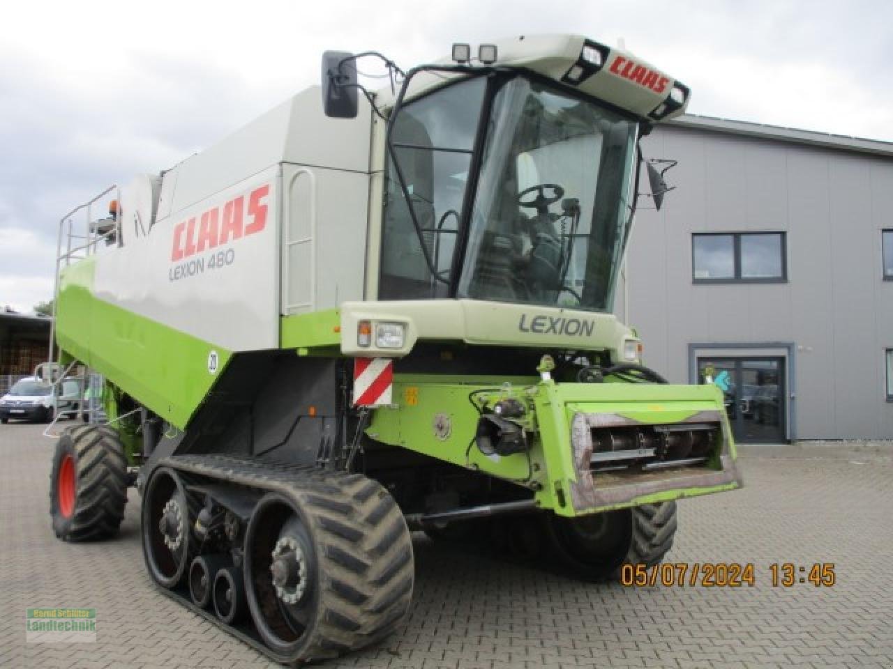 Mähdrescher des Typs CLAAS Lexion 480, Gebrauchtmaschine in Büren (Bild 7)