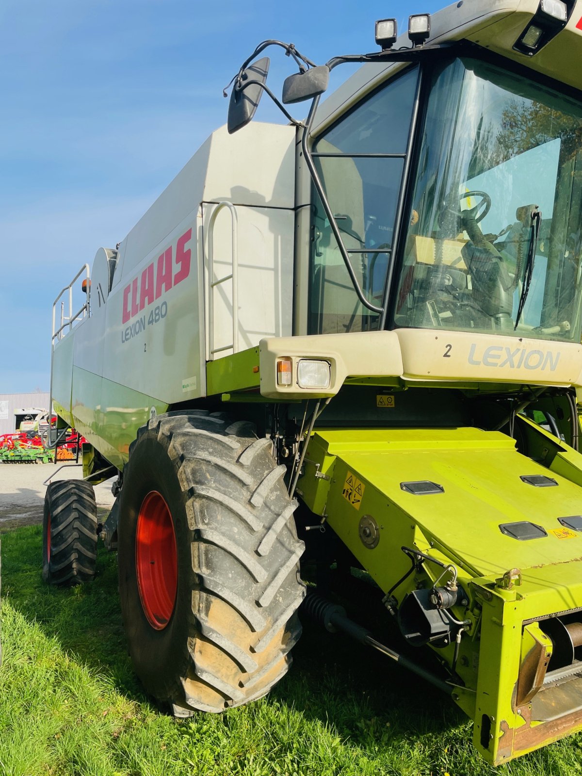 Mähdrescher van het type CLAAS Lexion 480, Gebrauchtmaschine in Vetschau (Foto 8)