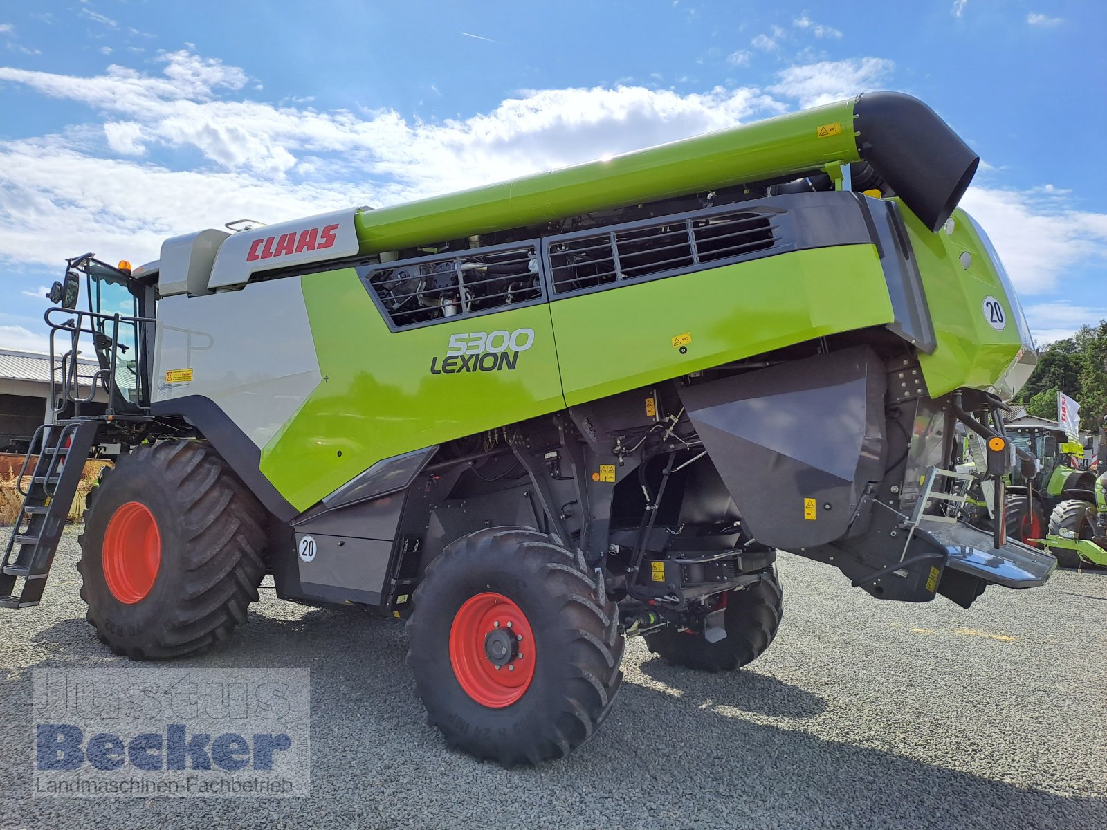 Mähdrescher του τύπου CLAAS Lexion 5300, Neumaschine σε Weimar-Niederwalgern (Φωτογραφία 3)