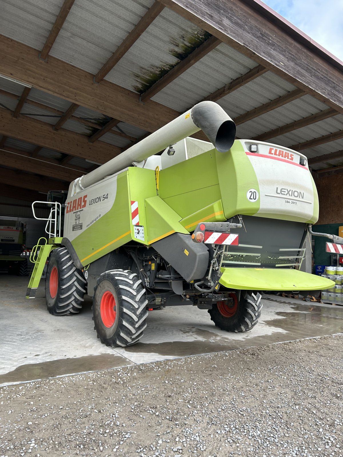 Mähdrescher du type CLAAS Lexion 540, Gebrauchtmaschine en Leutershausen (Photo 1)