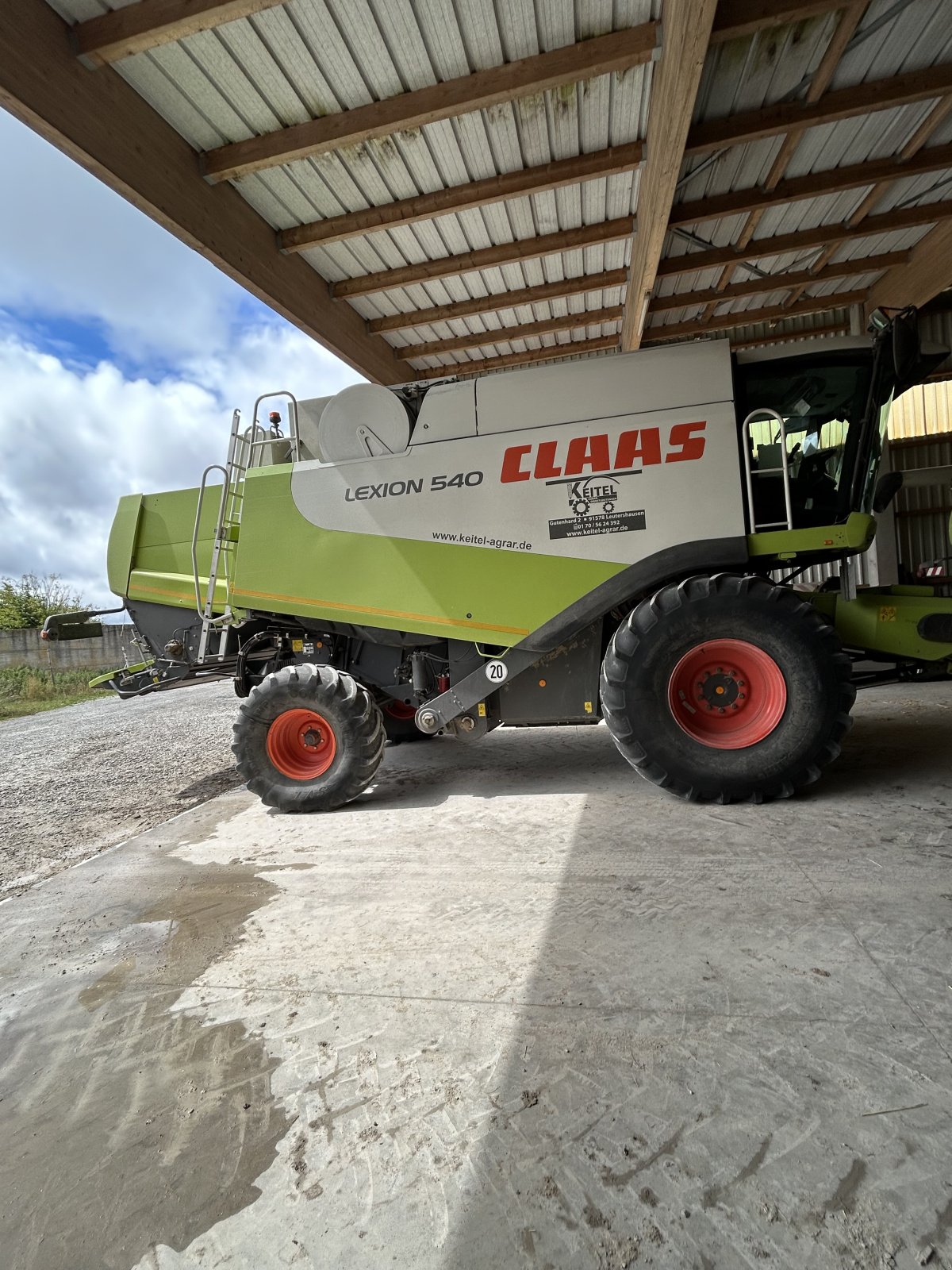 Mähdrescher del tipo CLAAS Lexion 540, Gebrauchtmaschine en Leutershausen (Imagen 1)