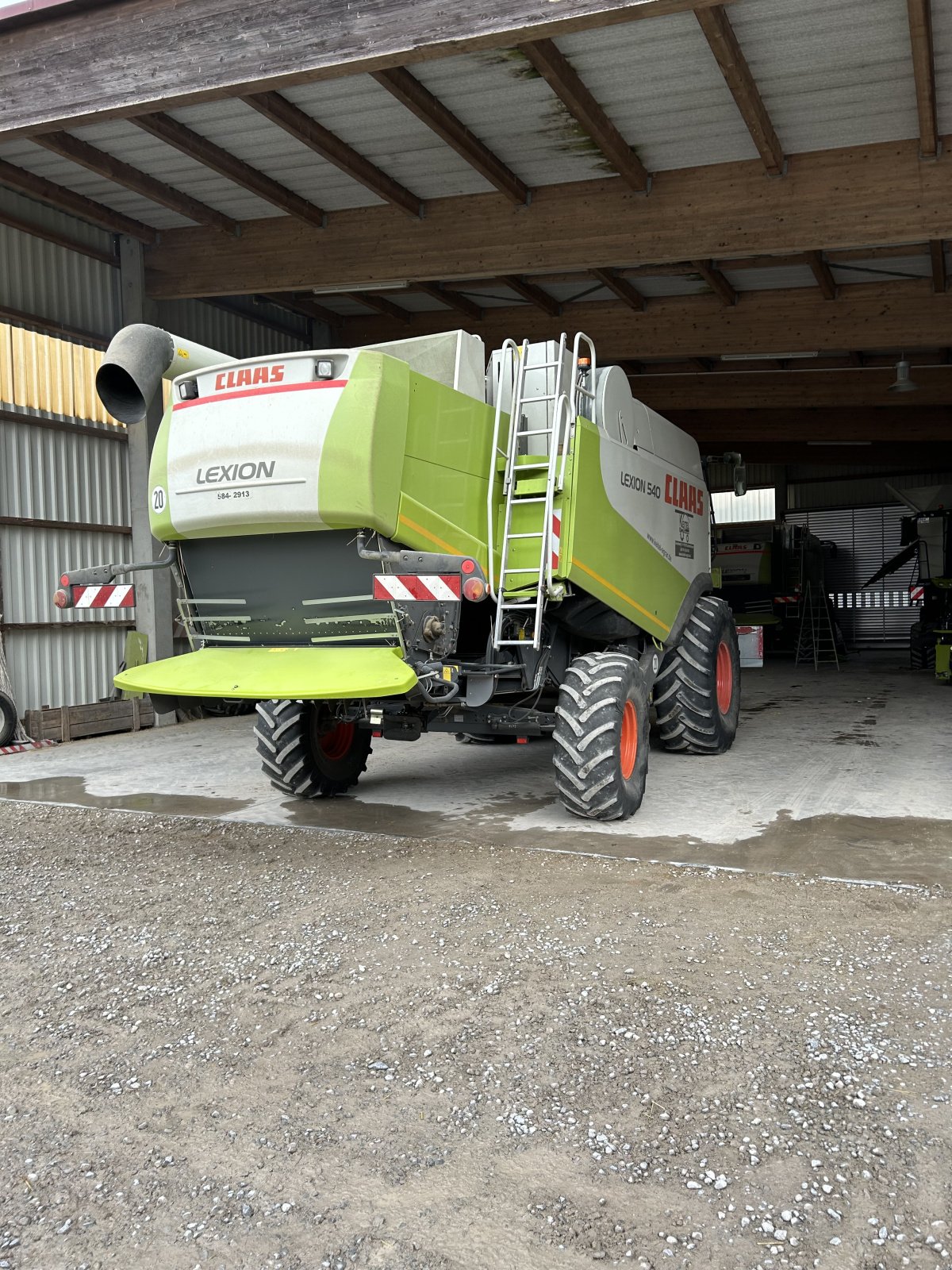 Mähdrescher del tipo CLAAS Lexion 540, Gebrauchtmaschine en Leutershausen (Imagen 5)